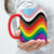 Imagem do Onda Queer - Caneca Branca com alça e interior coloridos