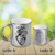 Cérebro Coração - Caneca Cromada - comprar online