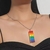 Colar Lego Pingente Lgbt Orgulho Arco Iris - Baker 1978, 1° joalheria LGBTQIA+ do Brasil.