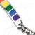 Pulseira Lgbt Cores Orgulho Bandeira Base Aço Inoxidável - comprar online