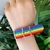 Pulseira Lgbt Orgulho Cores Bandeira Nylon na internet