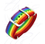 Pulseira Lgbt Orgulho Cores Bandeira Nylon - comprar online