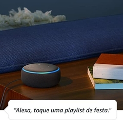 Smart Speaker Echo Dot 3º Geração - Amazon Alexa na internet