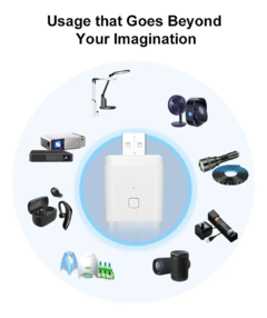 Adaptador SMART USB 5V TUYA WI-FI - Smartechome | Casa Inteligente ,Automação Residencial, Eletrônicos