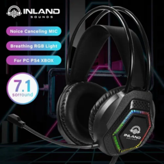 Headset Gamer V688 RGB Light P2 + USB + Mic