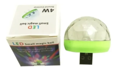 Mini Lâmpada LED RGB Bola Maluca USB - Adapt Smartphone na internet