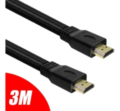 Cabo HDMI 4K 2.0 Blindado 3 Metros