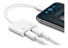 Adaptador Acezz 4 em 1 Lightning (IOS/Iphone) / Saída dupla Lightning :Áudio + Carregador - comprar online