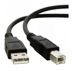 Cabo USB A para USB B 2.0 1,8 metros (impressora)