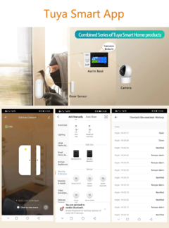 Sensor SMART de Abertura Porta/Janela Wi-Fi Tuya, Alexa, Google Home - loja online
