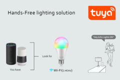 Lâmpada SMART LED BULB 15W RGB E27 Wi-Fi + Bluetooth Tuya, Alexa, Google Home - comprar online