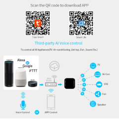 Controle Remoto SMART HUB IR Wi-Fi Tuya, Alexa, Google Home - comprar online