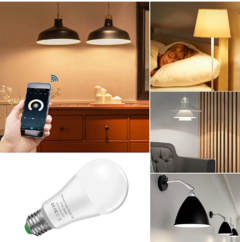 Lâmpada SMART LED LIGHT BULB 15W E27 Wi-Fi Tuya, Alexa, Google Home na internet