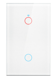 Interruptor de Parede SMART Tuya Wi-fi + Rf - S/Neutro - Vidro Temperado - comprar online