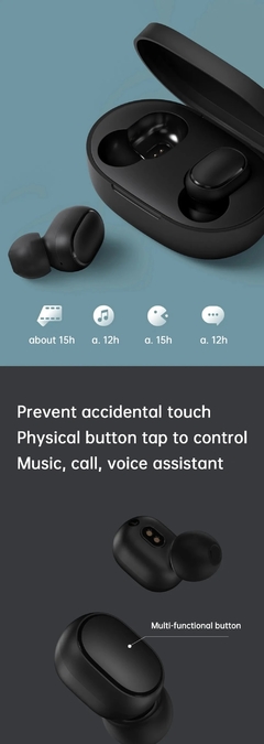 Redmi Airdots 2 Xiaomi - Fone de Ouvido In-Ear Bluetooth TWS - comprar online