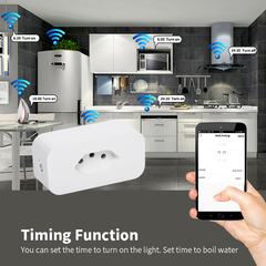 Smart Plug (Tomada) Wi-fi 16-A - Compatível com Tuya, Alexa, Google Home, comando de voz, monitor de energia - comprar online