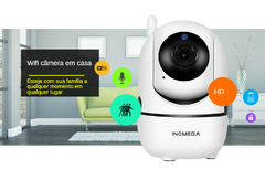 Câmera de Segurança Inteligente IA INQMEGA HD 720p Wi-Fi Visão Noturna - comprar online