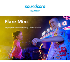 Anker Soundcore Flare Mini - Caixa de Som Bluetooth 10W, TWS, IPX7 - Smartechome | Casa Inteligente ,Automação Residencial, Eletrônicos