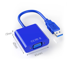 Adaptador Conversor USB 3.O para VGA - loja online