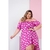 Vestido Mullet Plus Size Pink Poa na internet