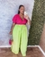 Calça Jogger Plus Size 46 ao 52 Cirrê com Cinto e Elástico na Cintura