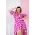 Vestido Mullet Plus Size Pink Poa - loja online