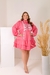 Imagem do Vestido Plus Size 44 ao 50 Manga Longa com Detalhes de Gripir Doutora Deolane