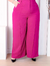 Calça Wide Leg de Duna Madelaine Fucsia