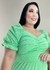 Vestido Longo Plus Size Manga Princesa Faby - Bruh Plus Size - Loja Online de Roupas em Tamanhos Especiais