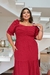 Vestido Longo Plus Size Manga Princesa Faby - loja online