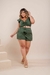 Cropped Plus Size Verde Decote Regulável Micaela na internet