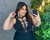 Body Plus Size Luxo Regata G2 Vestindo do 46 ao 52 Modelador com Aplicação de Pedraria Preta Kaly - Bruh Plus Size - Loja Online de Roupas em Tamanhos Especiais