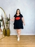 Vestido de Malha e Aplique Luxo Kiss - Bruh Plus Size - Loja Online de Roupas em Tamanhos Especiais