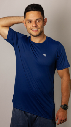 Camiseta FIt Men - Azul Marinho - comprar online