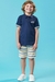 Conjunto Infantil Camisa Polo Azul Marinho e Bermuda Luc-Boo - comprar online