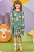 Vestido Infantil em Malha Comfy Floresta Alecrim by Kukie