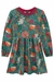 Vestido Infantil em Malha Comfy Floresta Alecrim by Kukie na internet