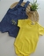 Conjunto Jardineira Jeans e Body Baby