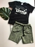 Conjunto Infantil Menino Camiseta E Bermuda Lucboo na internet