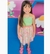 Vestido Infantil Floral Neon Canelado Strass Tela Forrado