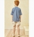 Conjunto Infantil Menino Luc-boo Camisa Linho Bermuda Sarja - comprar online