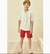 Conjunto Infantil Masculino Sport Em Linho E Bermuda Luc Boo