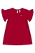 Vestido Linho vermelho (Up Baby) - comprar online