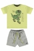 Conjunto Infantil Menino Camiseta e Bermuda Dinossauro Up Baby