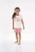 Pijama Blusa E Short Menina Infantil Up Baby