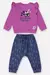 CONJUNTO BLUSAO MOLETOM E CALÇA RIBANA LILAS JOANINHA UP BABY - comprar online