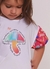 3Blusa Infantil Menina Estampa Cogumelos- Alphabeto - comprar online