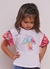 3Blusa Infantil Menina Estampa Cogumelos- Alphabeto