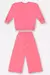 CONJUNTO BLUSÃO E WIDE LEG INFANTIL MENINA (ROSA) UP BABY - Anjinho da guarda