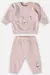 CONJUNTO BLUSÃO E CALÇA INFANTIL MENINA (ROSA) UP BABY